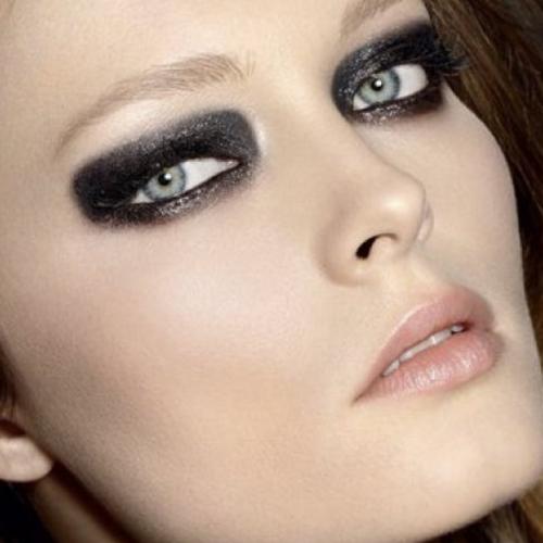 Черный макияж глаз — модные идеи, как сделать современный эффектный черный макияж глаз. 120 фото красивых сочетаний