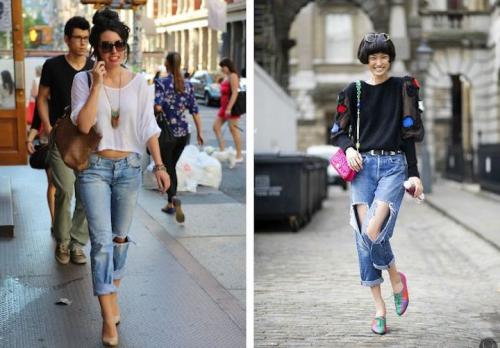 Как носить рваные джинсы зимой. Как носить рваные джинсы осенью-зимой: Можно ли носить и почему