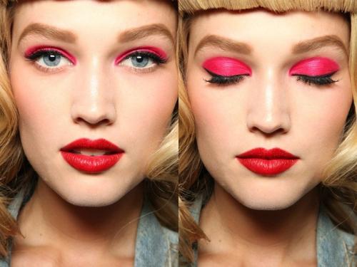 Макияж с Красными тенями. 4 макияжа с красными тенями — на примере палетки Chanel 13