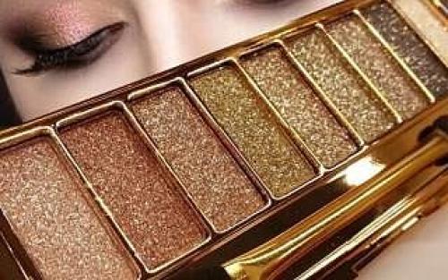 Красные тени для карих глаз. 