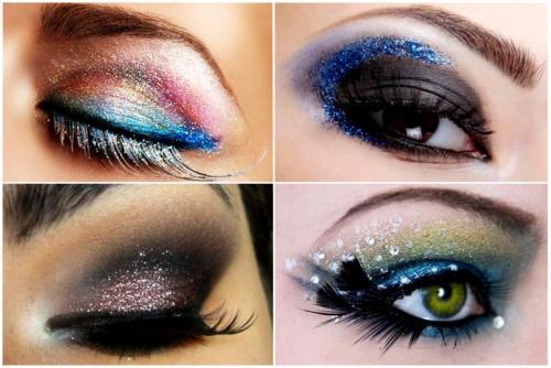 Тени с блестками, как называются. Как пользоваться глиттерами