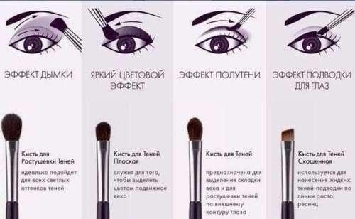 Как правильно наносить тени