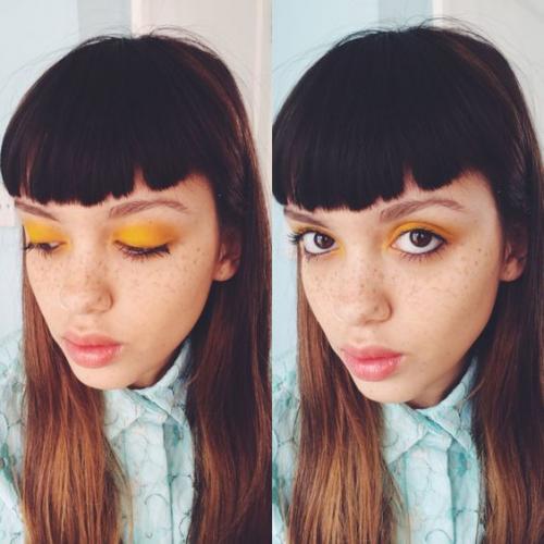 Желтый макияж. Желтые тени — 5 идей для трендового макияжа