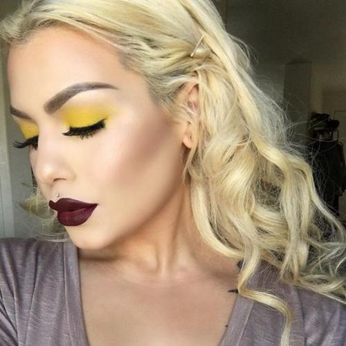 Желтый макияж. Желтые тени — 5 идей для трендового макияжа