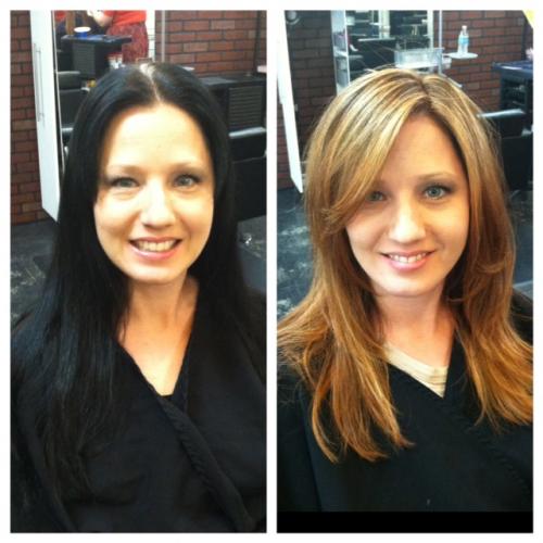 Как вывести черный цвет волос. Как смыть чёрную краску с волос в салоне? 10