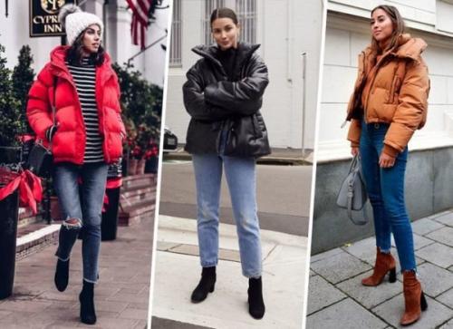 С чем носить широкие джинсы зимой. Как модно носить джинсы зимой