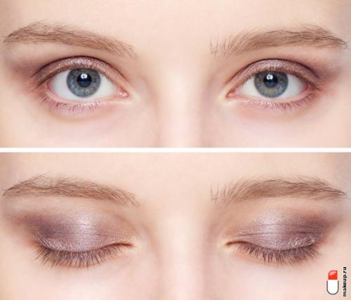 Какие прически и макияжные техники лучше всего сочетать с белыми тени для глаз. Тени для светлых глаз