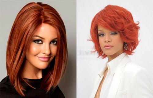 Рыжие короткие кудрявые волосы. Рыжее каре: 60 фото стрижек модных вариантов 13