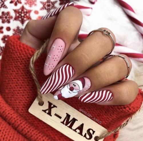 Маникюр на новый год 2023. Новогодний маникюр 2023 — ТОП-250 самых модных и стильных фото-новинок дизайна