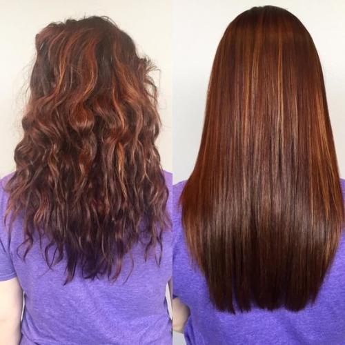Как называется процедура выпрямления волос на долгое время. Как можно выпрямить волосы надолго: салонные процедуры