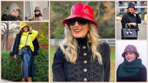 Модные шапки 2022 для женщин з.  Головные уборы 2022/23 на холодную погоду для дам 55+