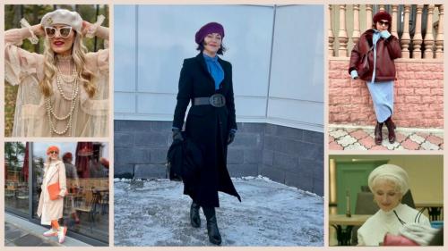 Модные шапки 2022 для женщин з.  Головные уборы 2022/23 на холодную погоду для дам 55+