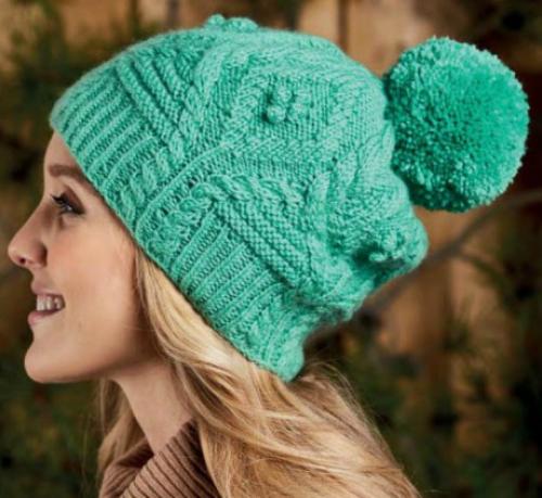 Шапки для взрослых женщин. Шапка спицами, подборка