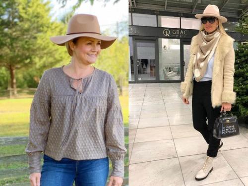 Головные уборы для женщин 40-60 лет. Модные головные уборы сезона осень 2022. Основные тенденции