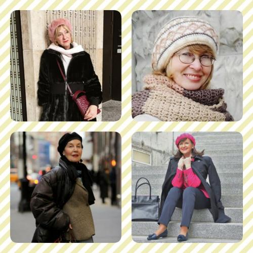 Головные уборы для женщин после 50 лет. Модные головные уборы на холодное время года для женщин 50+