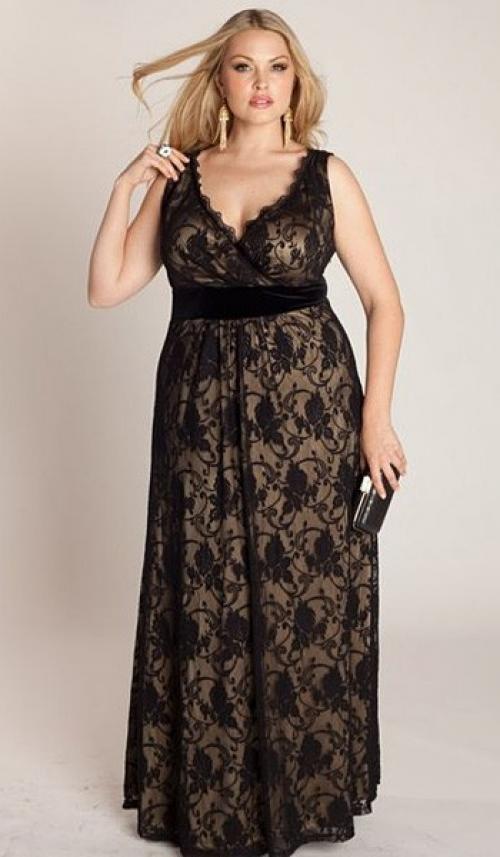 Праздничная одежда для полных женщин. Какие платья считаются праздничными