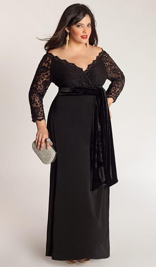 Праздничная одежда для полных женщин. Какие платья считаются праздничными