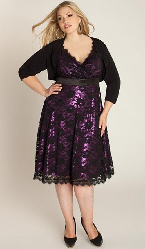 Праздничная одежда для полных женщин. Какие платья считаются праздничными