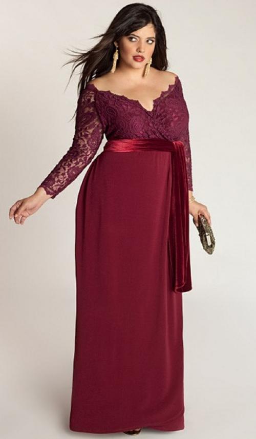 Праздничная одежда для полных женщин. Какие платья считаются праздничными