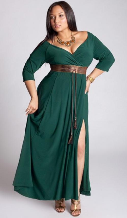 Праздничная одежда для полных женщин. Какие платья считаются праздничными