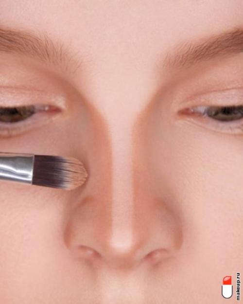 Как нанести макияж на нос. Как скрыть большой нос с помощью макияжа: пошаговая инструкция