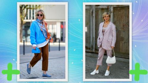 Как одеваться женщине в 55 лет.  Цвет