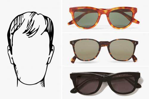 Солнцезащитные очки для мужчин. Как подобрать солнцезащитные очки по форме лица?