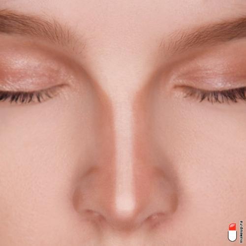 Как нанести макияж на нос, чтобы он выглядел меньше. Контуринг носа: фотоинструкция