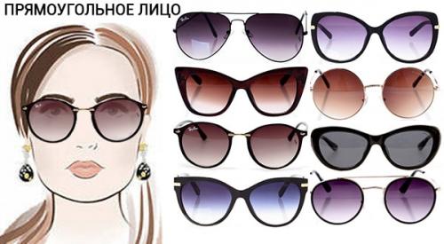 Как подобрать женские очки по форме лица. Рекомендации, как подобрать солнцезащитные очки по форме лица