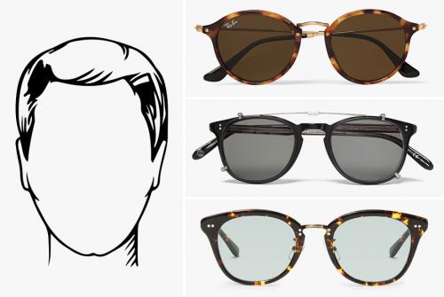 Очки для вытянутого лица мужские. Как подобрать солнцезащитные очки по форме лица?