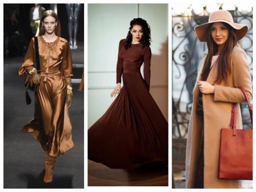 Цвет кофе с молоком в одежде. С чем хорошо сочетается коричневый цвет в одежде для женщин?