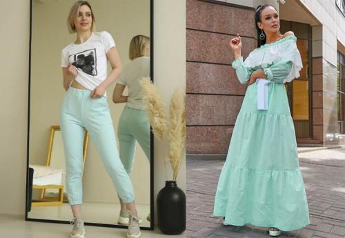 Сочетание цветов в одежде 2021. Модные цвета 2021 в одежде