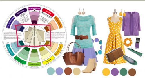 Сочетание цветов в одежде — простой способ