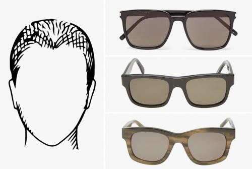 Очки для прямоугольного лица мужские. Как подобрать солнцезащитные очки по форме лица?