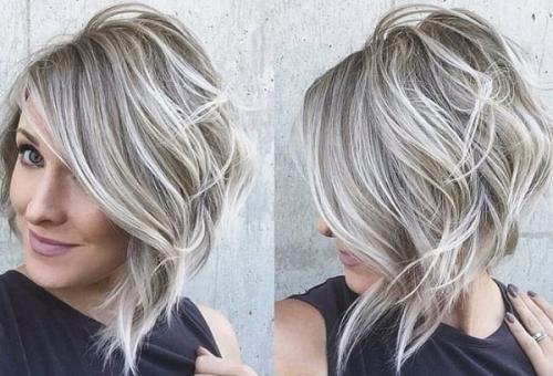 Каре с мелированием на русые. Подбор оттенков мелирования на каре