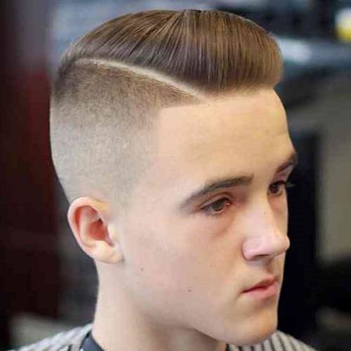 Короткая мужская стрижка с выбритыми боками. Кому подходят выбритые виски, а кому нет