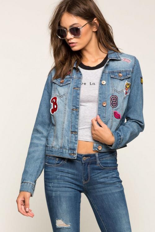 Женские джинсовые куртки. Джинсовые куртки женские — популярные дизайнерские легкие и утепленные варианты (50 фото-идей)