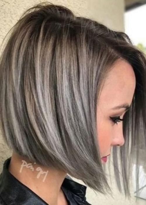 Каре с мелированием на русые. Подбор оттенков мелирования на каре 18