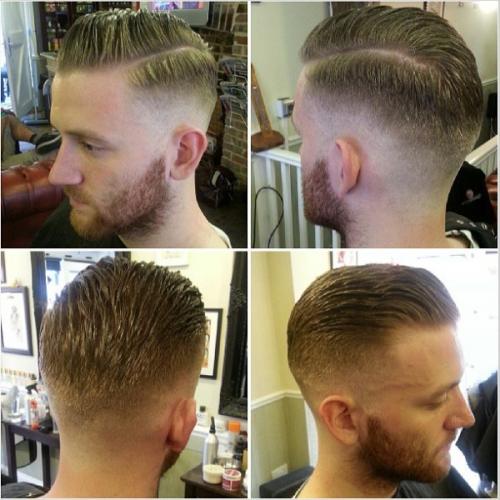 Короткая мужская стрижка с выбритыми боками. Кому подходят выбритые виски, а кому нет