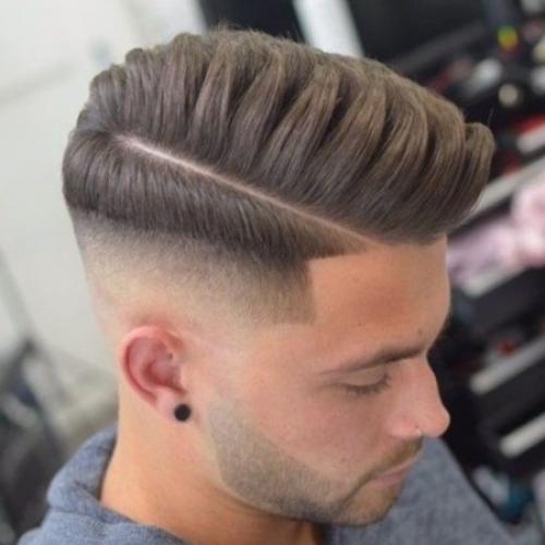 Короткая мужская стрижка с выбритыми боками. Кому подходят выбритые виски, а кому нет