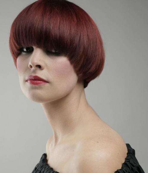 Стрижка короткая рыжая. Модные прически на короткие рыжие волосы 2020