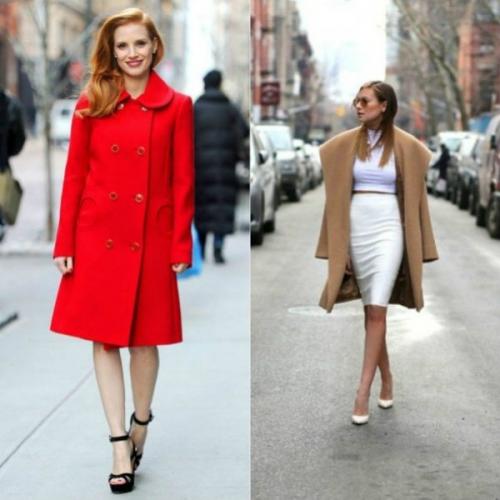 Пальто по колено с какой обувью носить. Пальто до колена, выше колена и ниже колена – подбираем обувь для каждого случая
