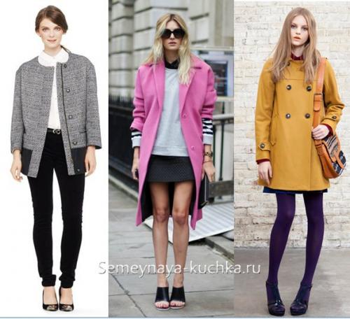 Пальто по колено с ЧЕМ носить обувь. КАК носить БОСОНОЖКИ – под пальто.