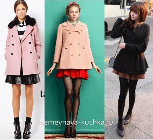 Пальто по колено. С ЧЕМ носить пальто — 121 фото-совет на каждый фасон и длину.