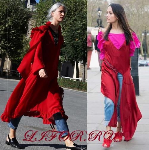 С чем можно носить джинсовое платье без рукавов. Можно ли? Носят ли? И с каким платьем?