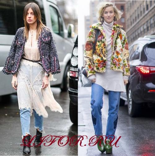 С чем можно носить джинсовое платье без рукавов. Можно ли? Носят ли? И с каким платьем?