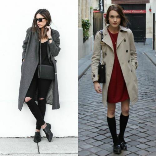 Пальто по колено с какой обувью носить. Пальто до колена, выше колена и ниже колена – подбираем обувь для каждого случая