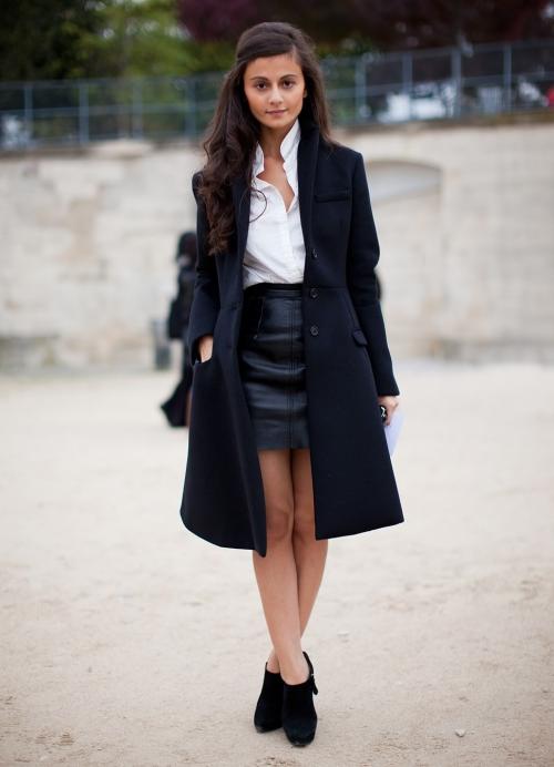 Пальто по колено женское. Актуальные варианты