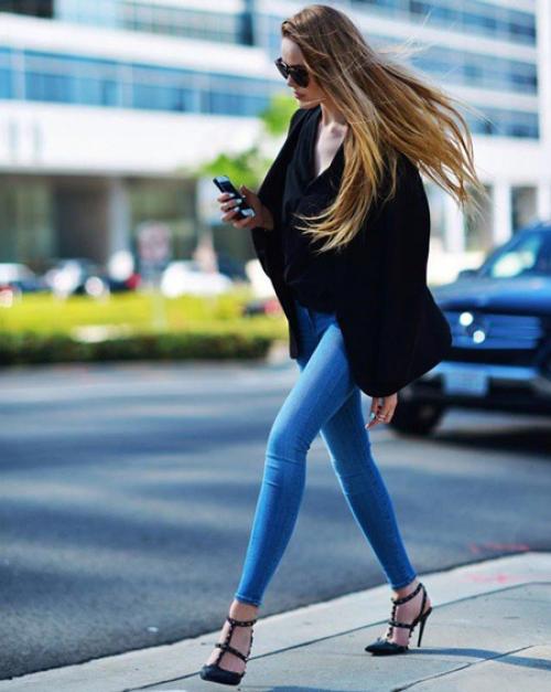 С чем носить джеггинсы зимой. Модные тенденции