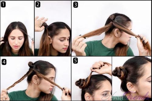 Как красиво убрать волосы от лица. Как быстро и красиво убрать длинные волосы